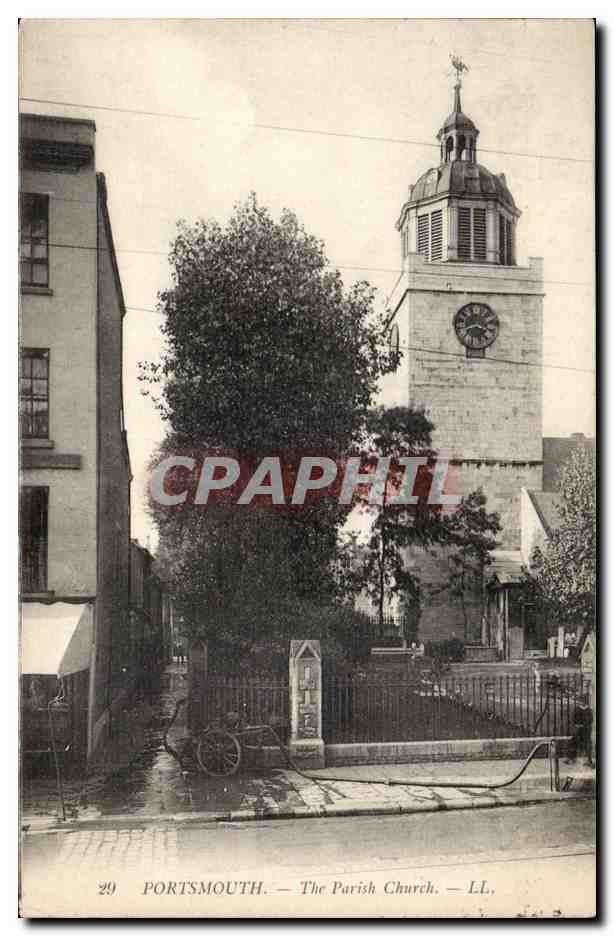 Grande Bretagne Great Britain CPA Portsmouth The Parish church