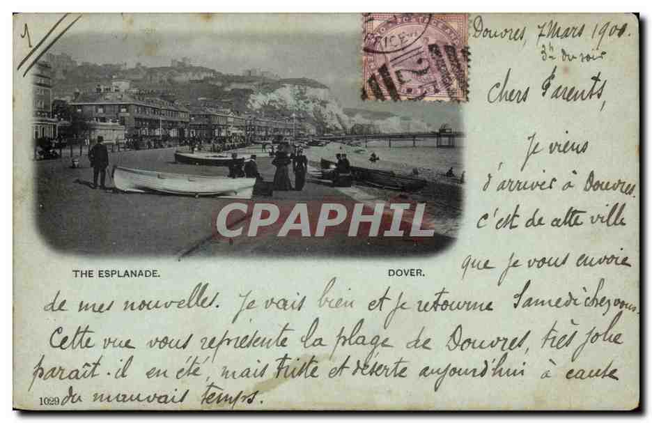 Grande Bretagne Great Britain CPA The esplanade Dover