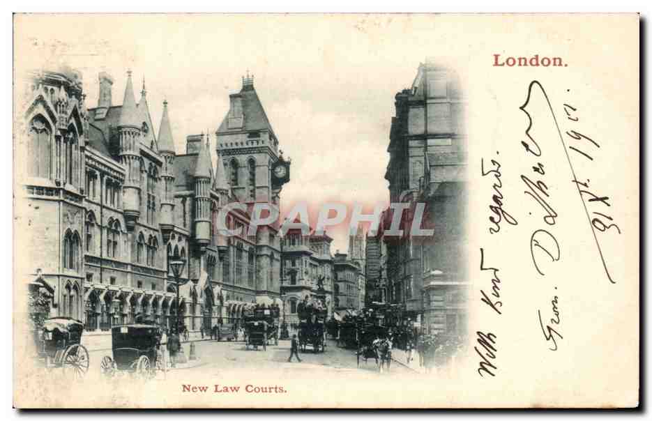Angleterre - England - London - The New Law Courts - CPA 