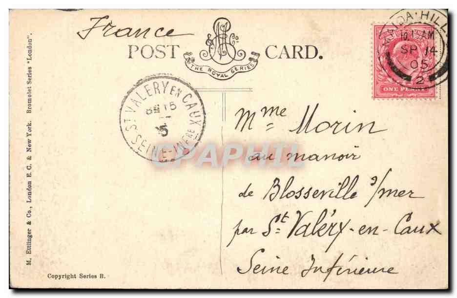 Angleterre - England - London - Imperial Institute - CPA  — Rückseite