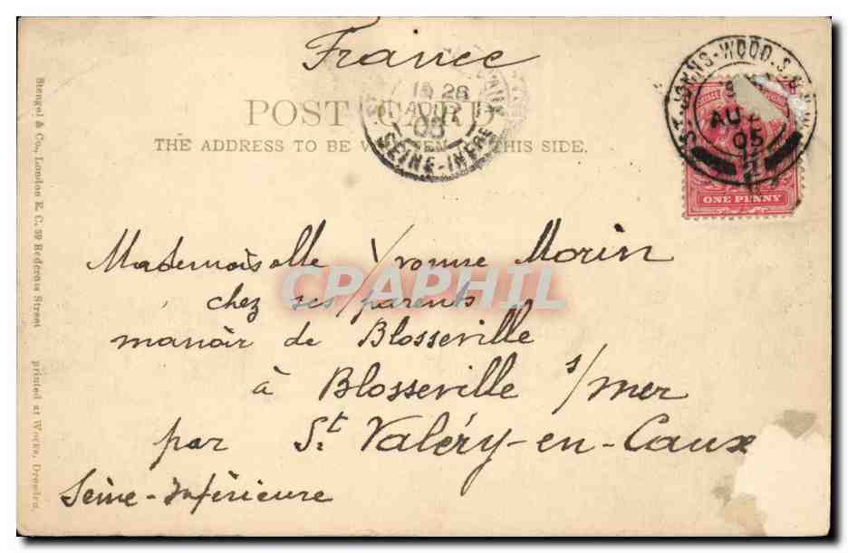 Angleterre - England - Winsor Castle - CPA  — Rückseite