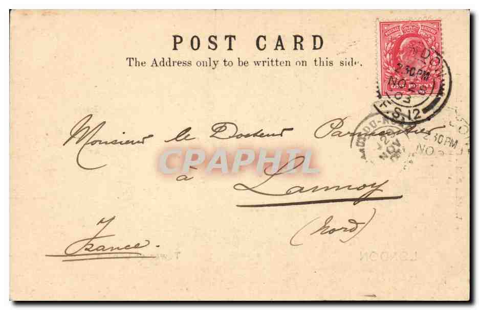 Angleterre - England - London - Tower of London - CPA  — Rückseite