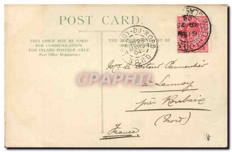 Ecosse - Scotland - Glasgow George Square and Municipal Buildings - CPA  — Rückseite