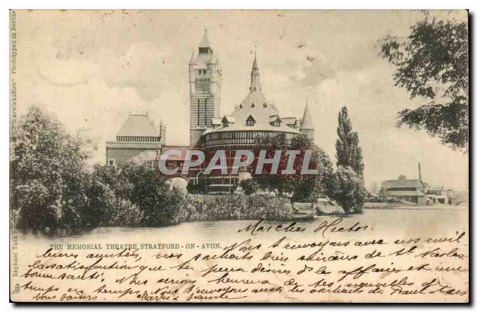Angleterre - England - Stratford on Avon - The Memorial Theatre - CPA 