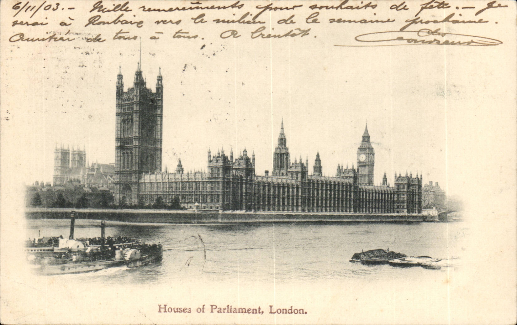 Angleterre - England - London - House of Parliment - CPA 