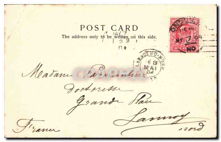Angleterre - England - London - London Bridge - Madame Parmentier - CPA  — Rückseite