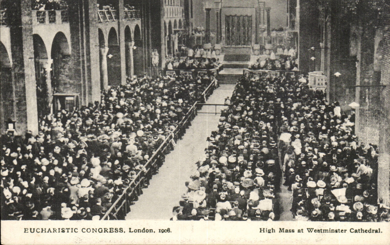 Angleterre - England - London - Eucharistic Congress - High Mass at Westminster - CPA 
