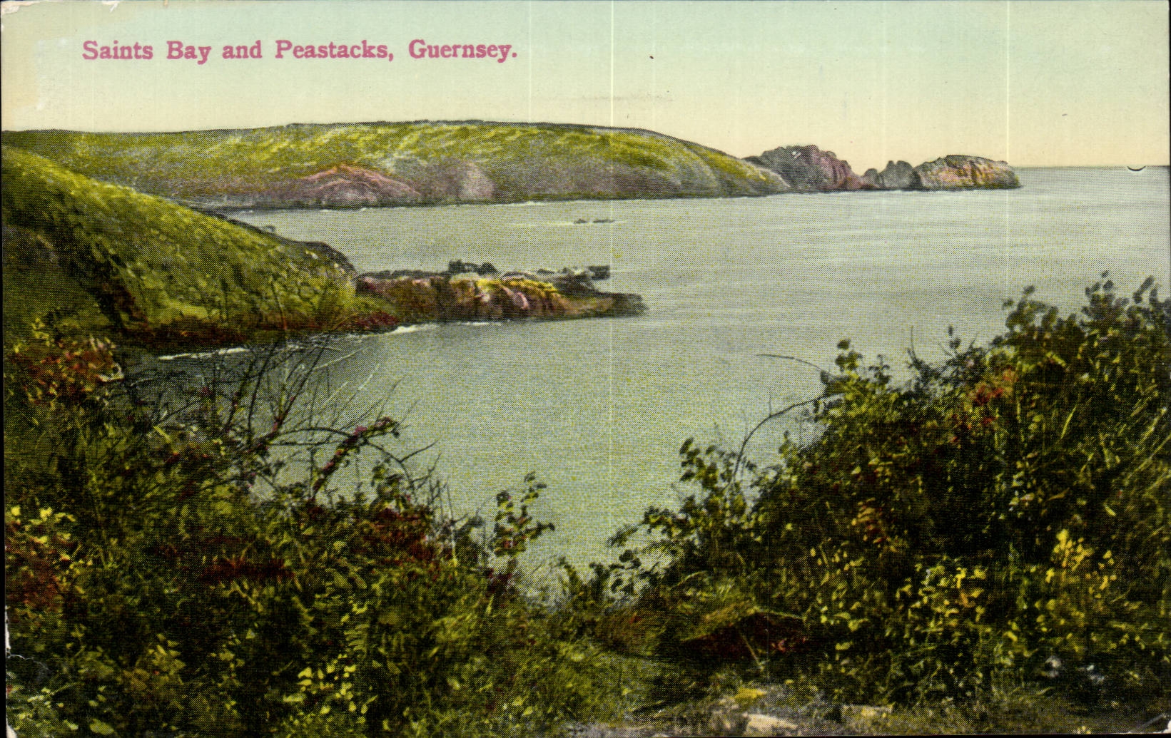 Angleterre - England - Guernsey - Saints Bay and Peastacks - CPA 