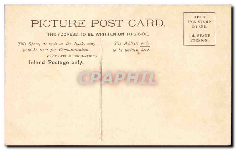 Newark. The Castle and Gardens. — Carte postale colorisée — n° 20979 — Verso