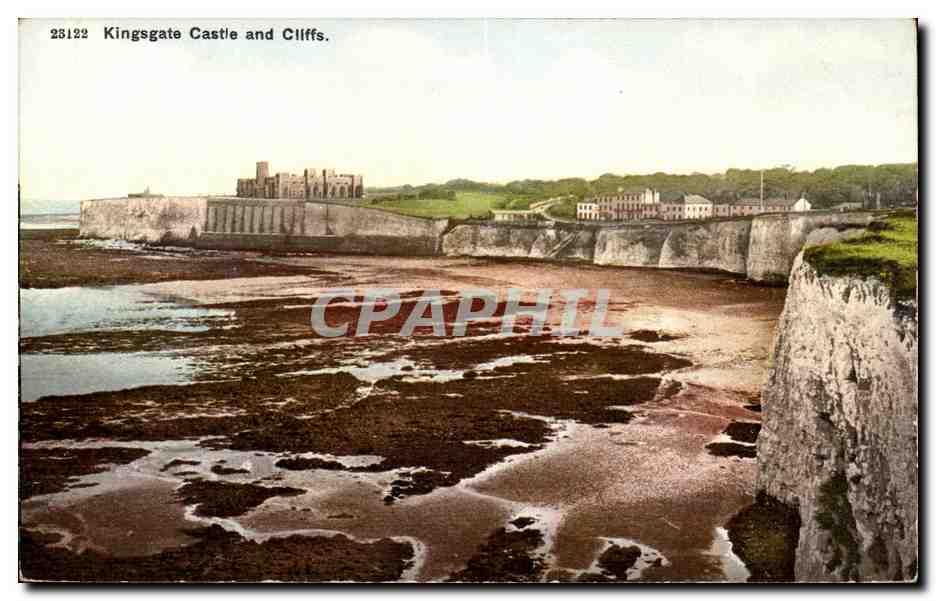 Grande Bretagne Great BRitain CPA Kingsgate castle and cliffs