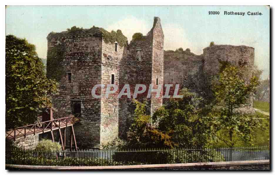 Grande Bretagne Great BRitain CPA Rothesay castle