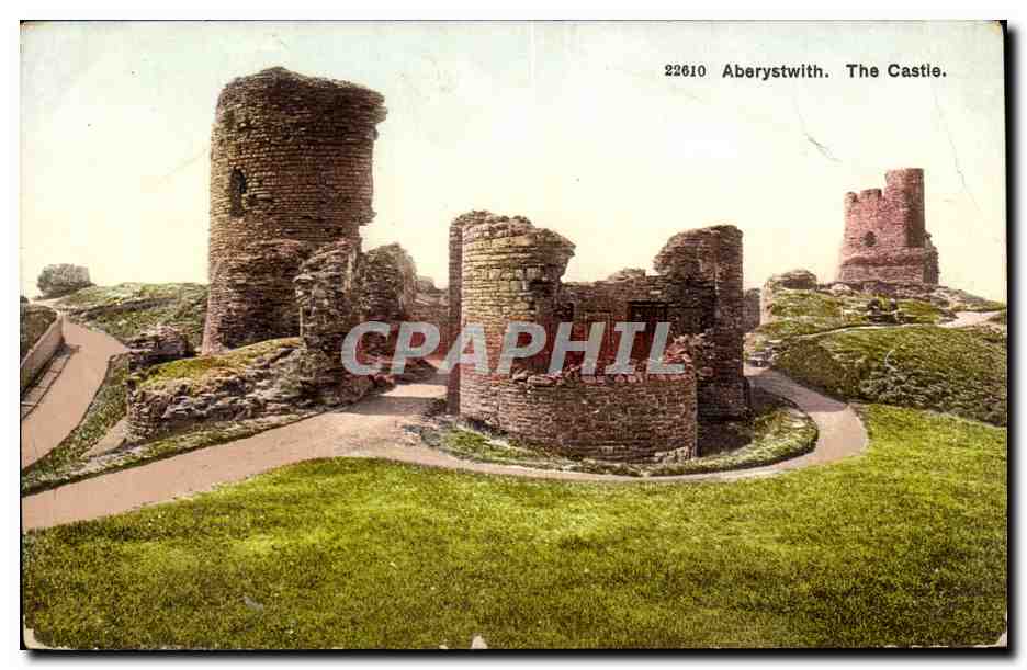 Grande Bretagne Great BRitain CPA Aberystwith castle