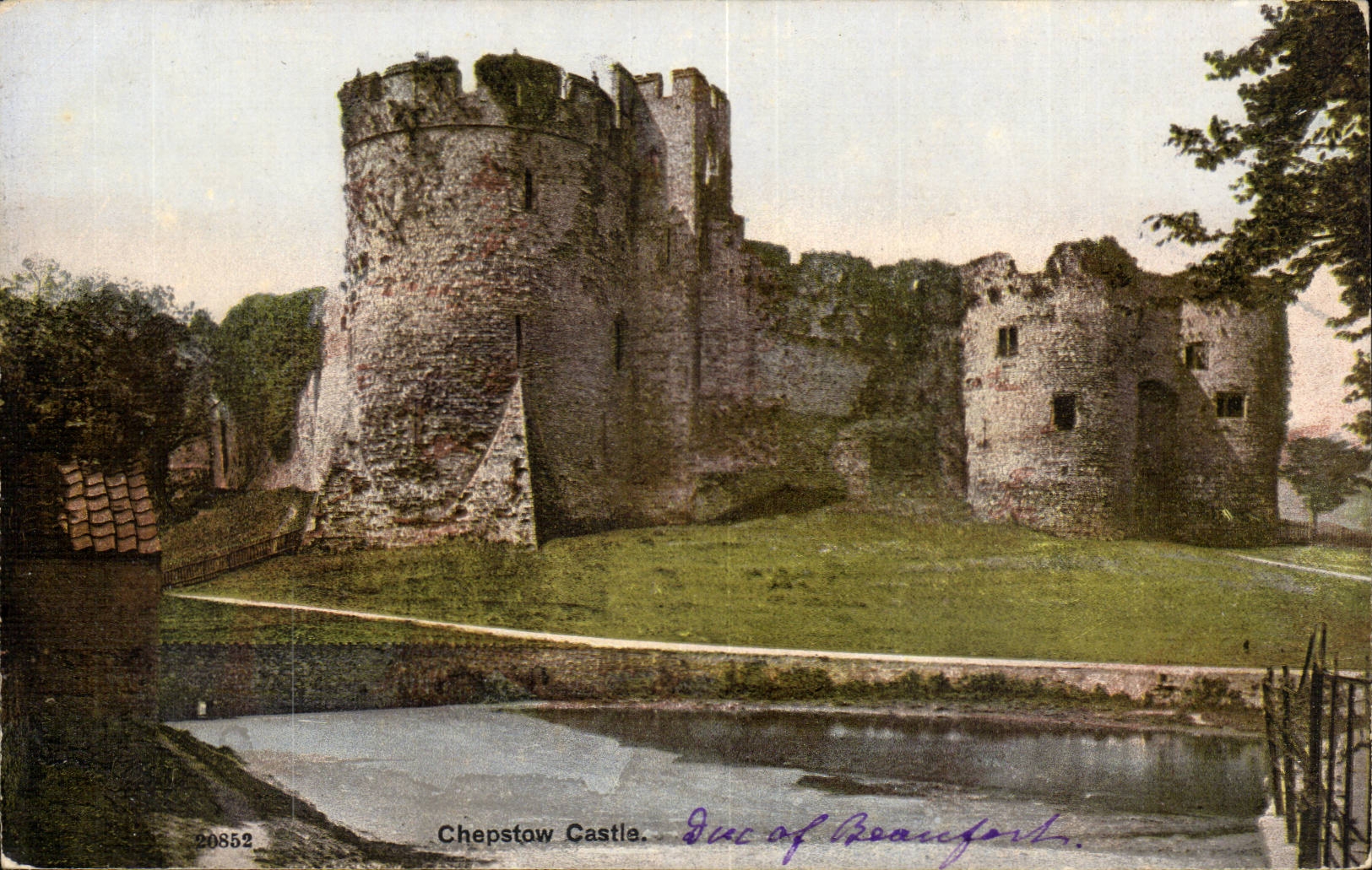 Grande Bretagne Great BRitain CPA Chepstow castle Beaufort 