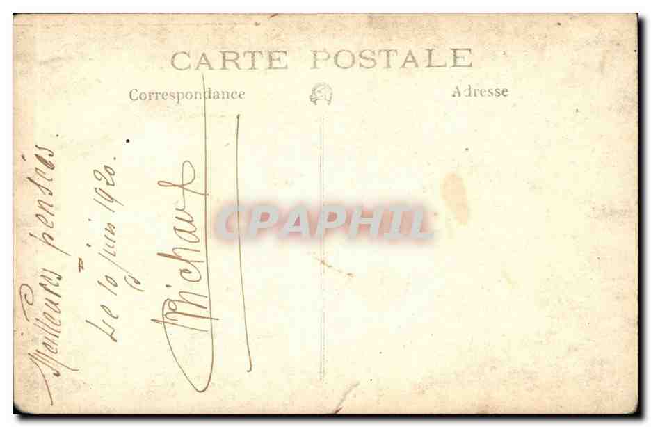 CARTE PHOTO Michaud Militaire Militaria — Rückseite