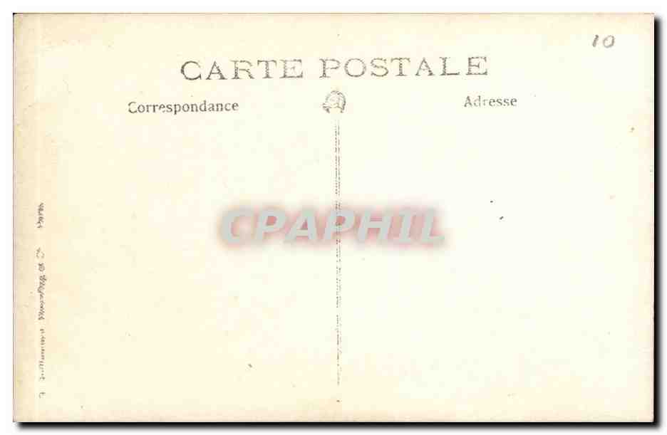 Due soldati — uno in uniforme scura, l'altro in divisa da campo — davanti a un decor di studio, fotografo U. Coulon, Fot. - Pec. — Verso