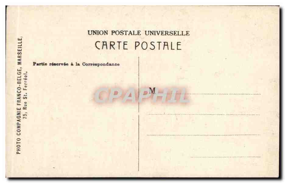 CARTE PHOTO Homme en costume (folklore) — Rückseite