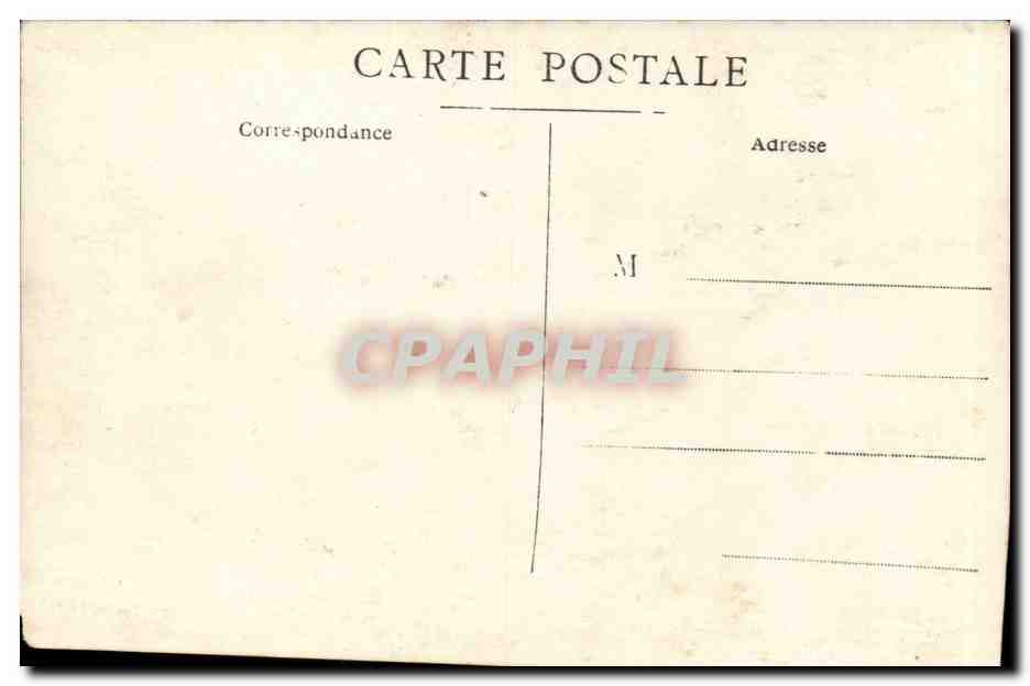 CARTE PHOTO Militaires poilus a l'hopital hospital — Rückseite