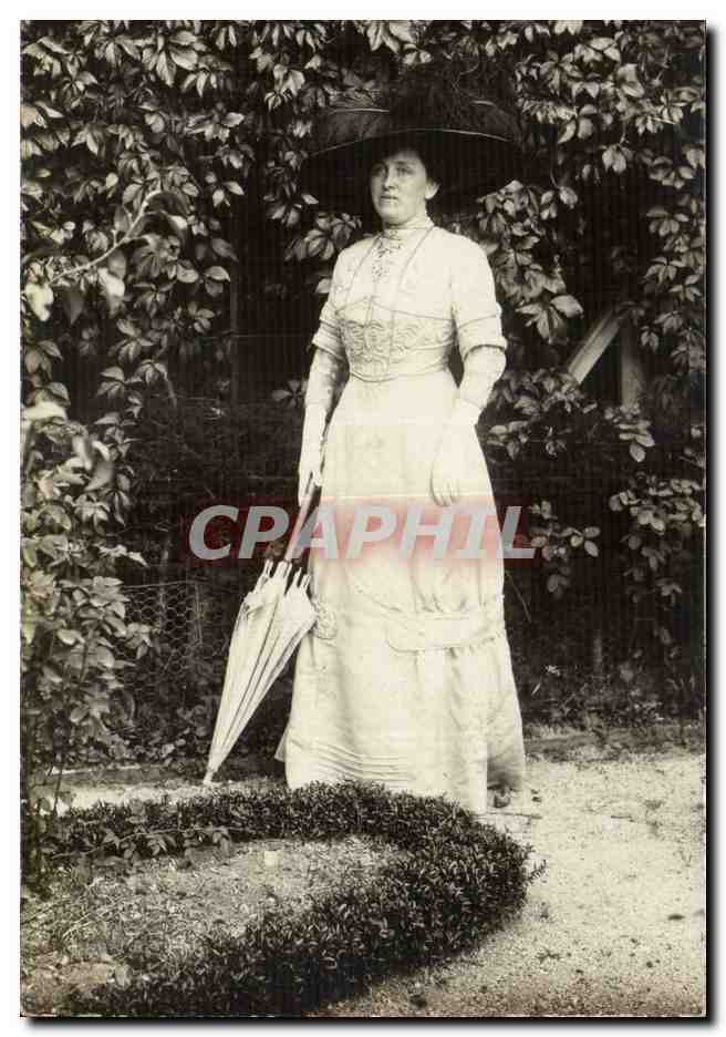 CARTE PHOTO Femme (costume folklore)