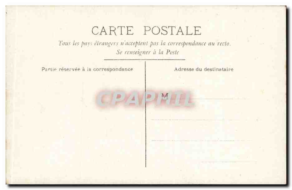 CARTE PHOTO Femme (costume folklore) — Rückseite