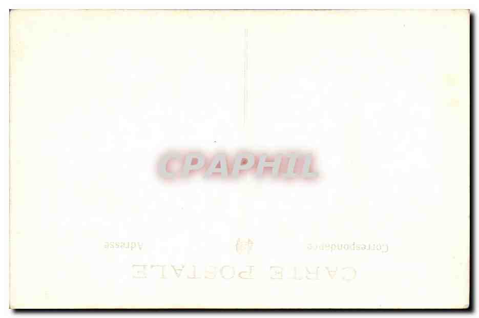 CARTE PHOTO Femme — Rückseite