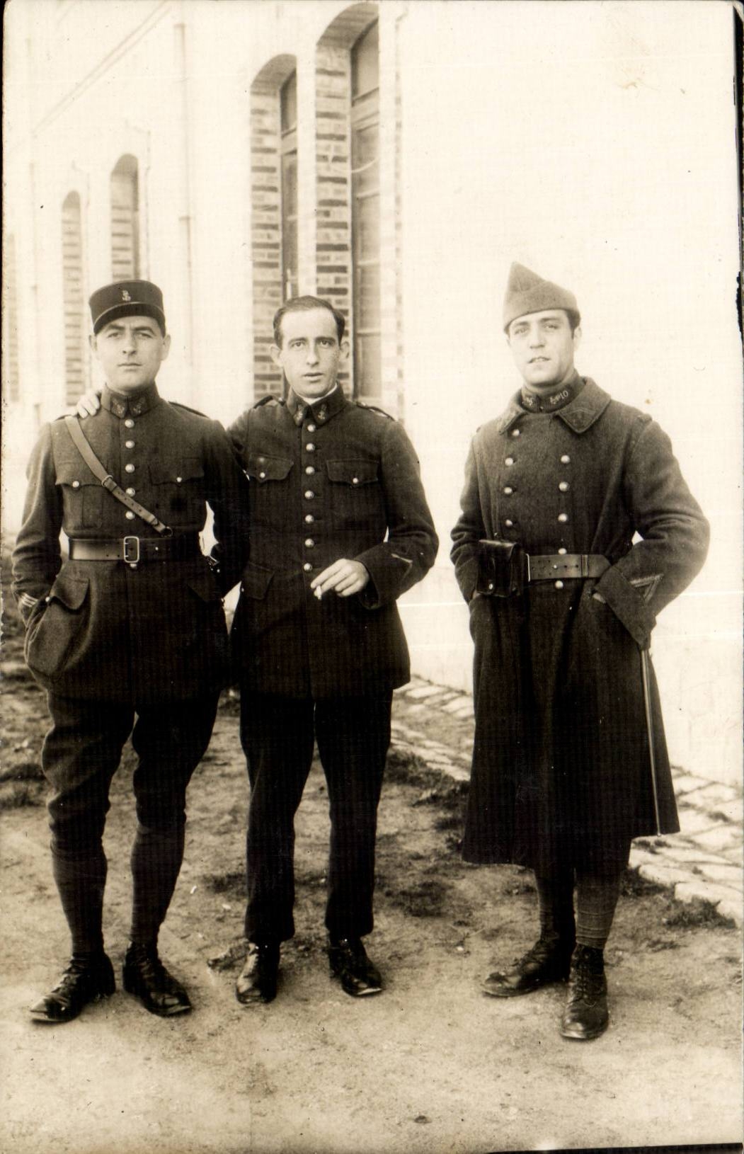 CARTE PHOTO Poilus Marly militaire Militaria
