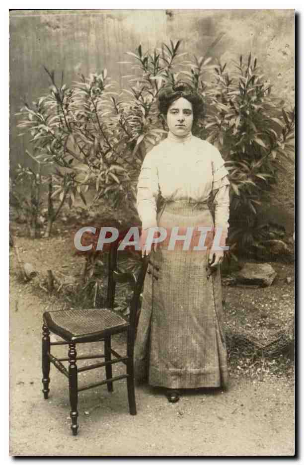 CARTE PHOTO Femme