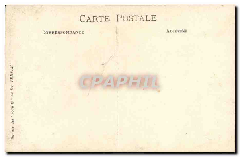 CARTE PHOTO Femme — Verso