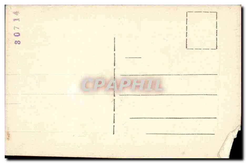 CARTE PHOTO Enfants au cerceau — Verso