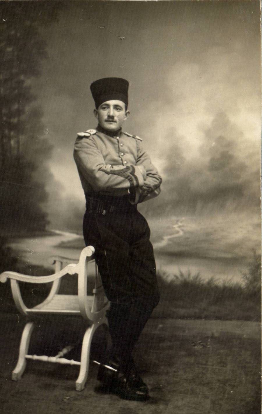CARTE PHOTO Militaria Soldat 
