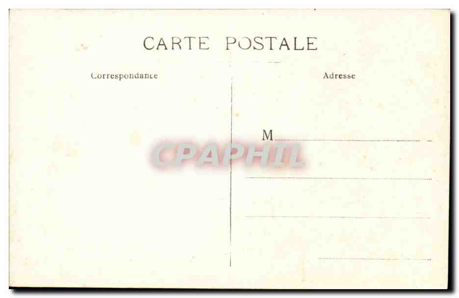 CARTE PHOTO Folklore Costumes — Verso