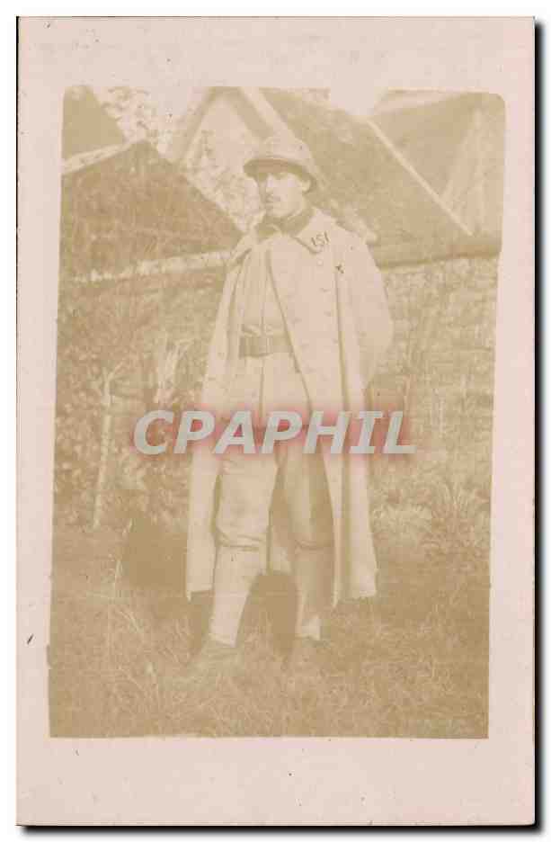 CARTE PHOTO Militaria Soldat 