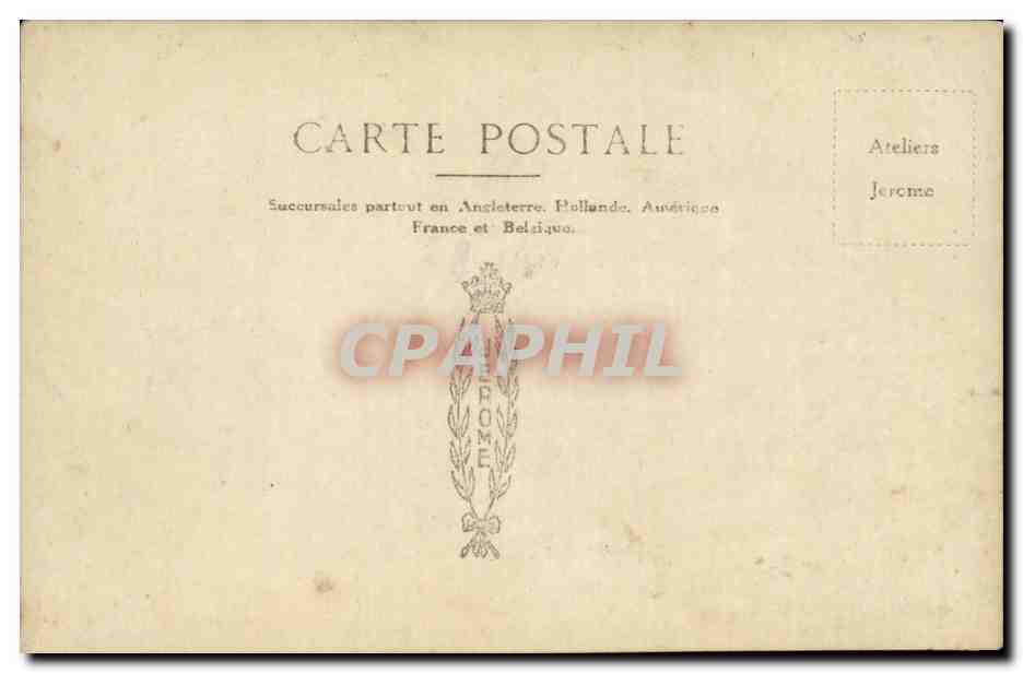CARTE PHOTO Femme — Rückseite
