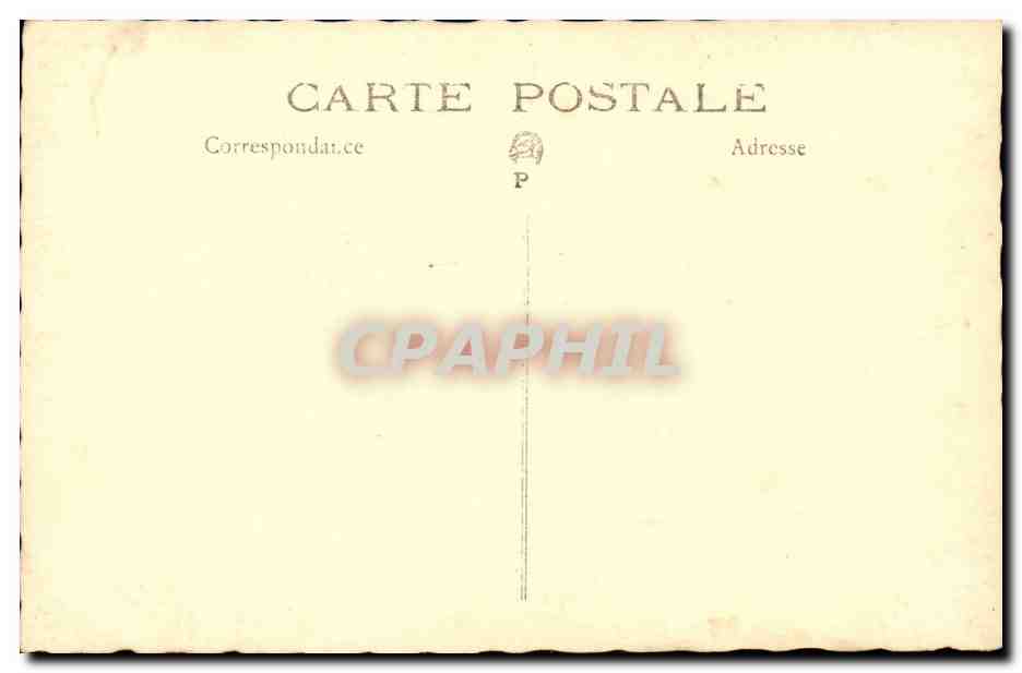 CARTE PHOTO Femme — Rückseite