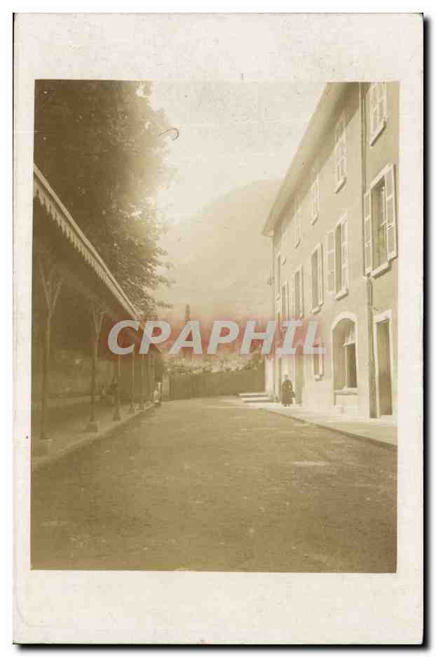 CARTE PHOTO Cour d'ecole (Paris ?)