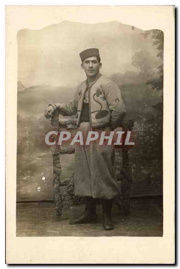 CARTE PHOTO Algerie Blida 1919 