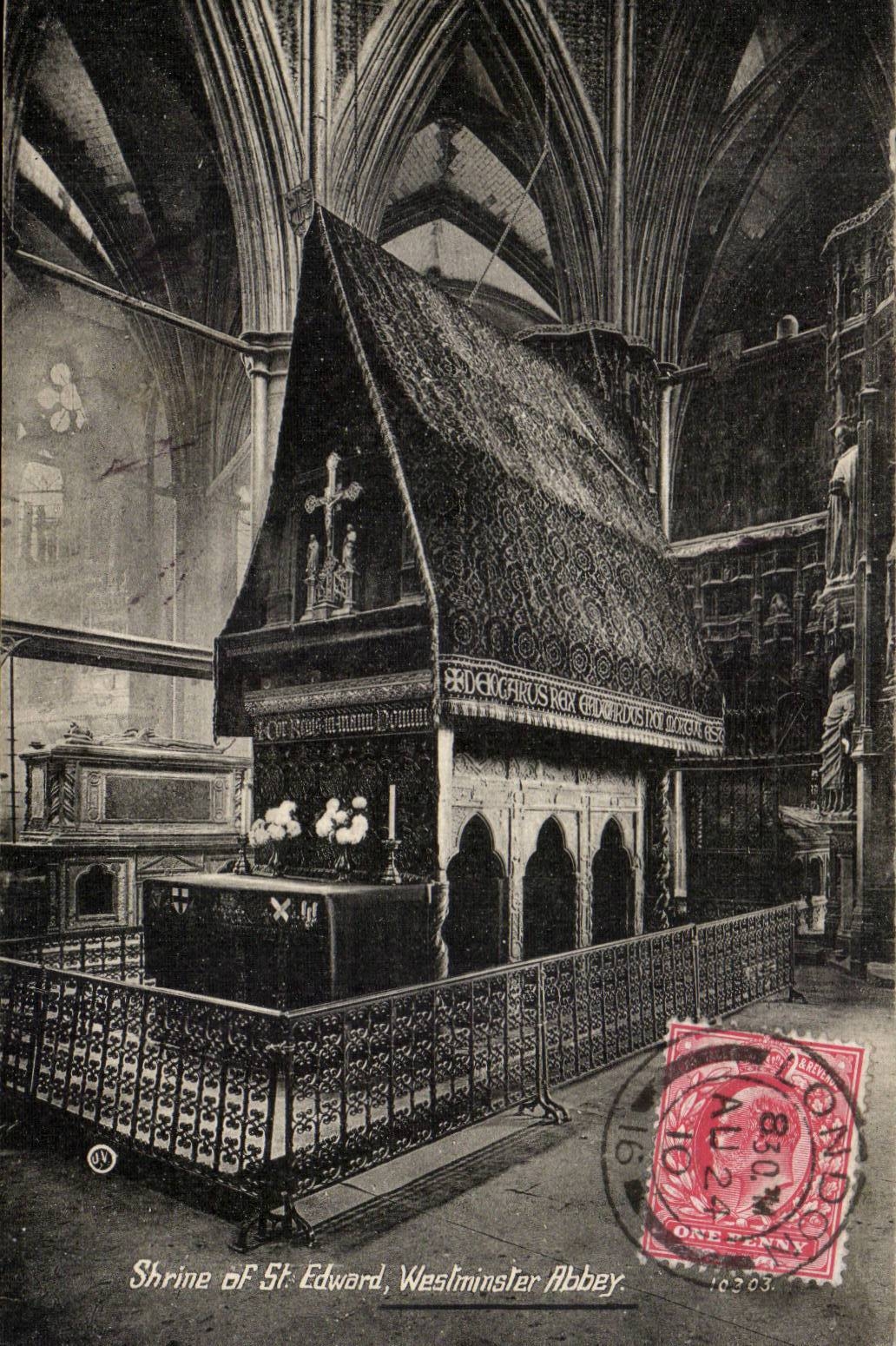 Angleterre - England - London - Londres - Shrine of St Eduard Westminster Abbey - CPA 