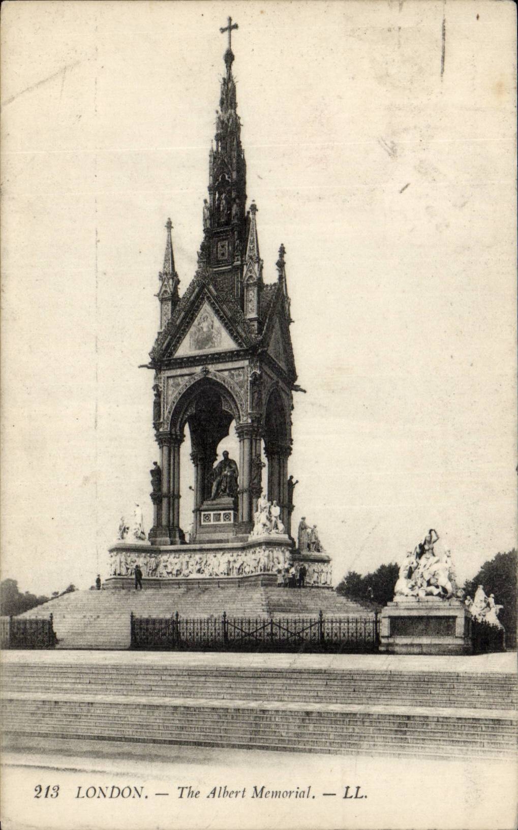 Angleterre - England - London - Londres - The Albert Memorial - CPA 