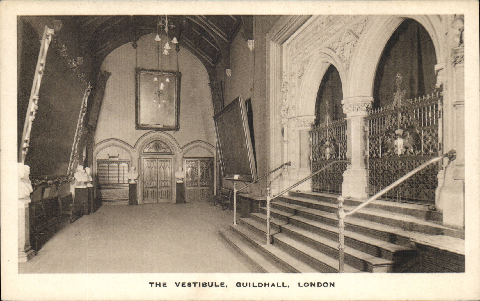 Angleterre - England - London - Londres - The Vestibule - Guildhall - CPA 