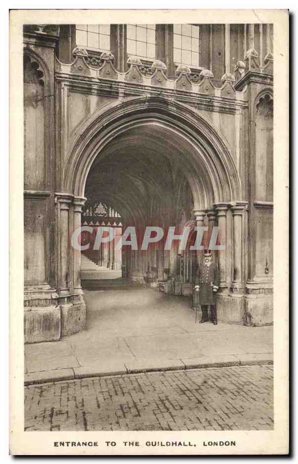 Angleterre - England - London - Londres - Entrance To The Guildhall - CPA 