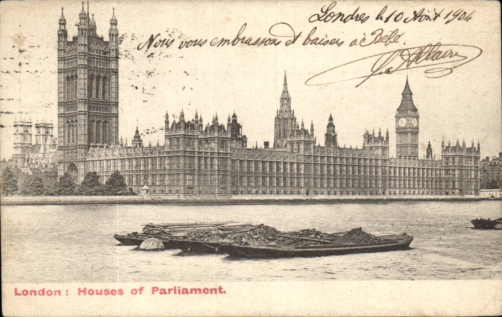 Angleterre - England - London - Londres - London House of Parliment - CPA 