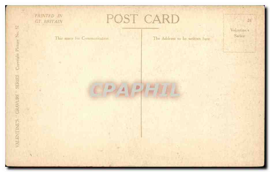 Angleterre - England - London - Londres - Valentine's Gravure - High Alter - Westminster Abbey - CPA  — Rückseite