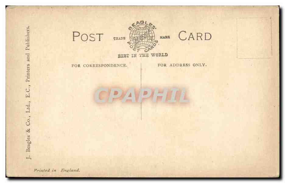 Angleterre - England - London - Londres - St Paul's Cathedral - West Front - CPA  — Rückseite