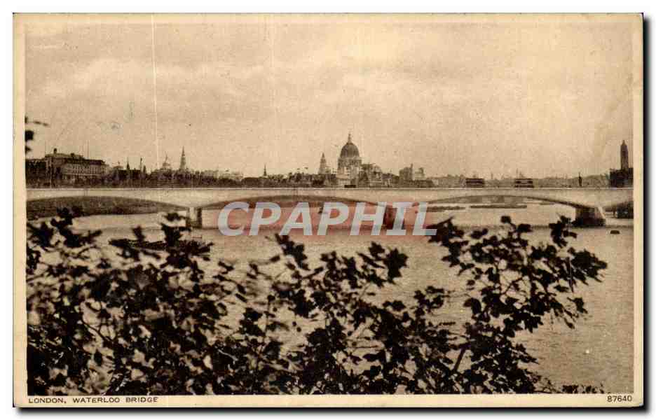 Angleterre - England - London - Londres - Waterloo Bridge - CPA 