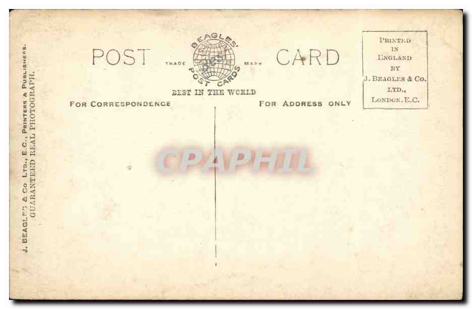 Angleterre - England - London - Londres - Victoria Embankment and Hotel Cecil - CPA  — Verso