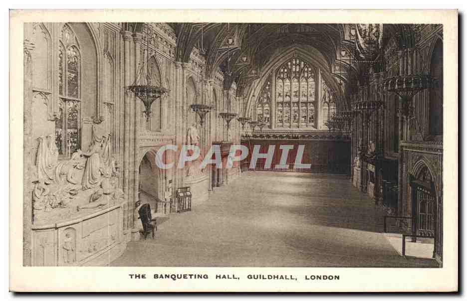 Angleterre - England - London - Londres - The Banqueting Hall - Guildhall - CPA 