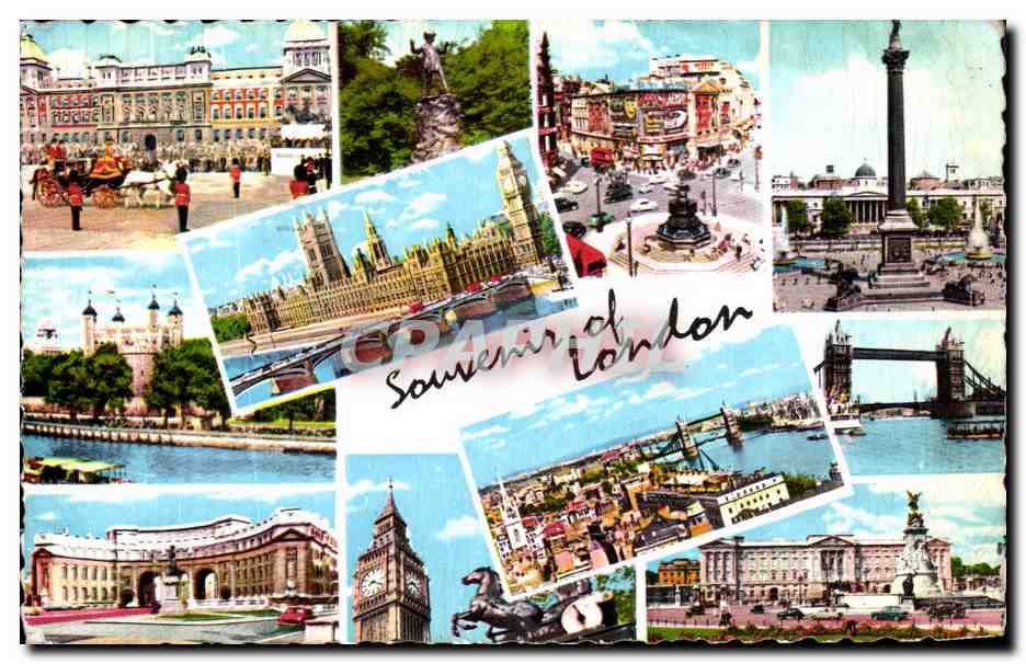 Angleterre - England - London - Londres - Souvenir - CPA 