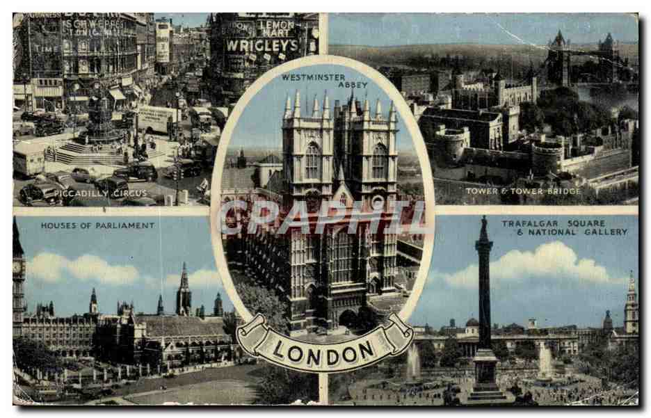 Angleterre - England - London - Londres - Souvenir - CPA 