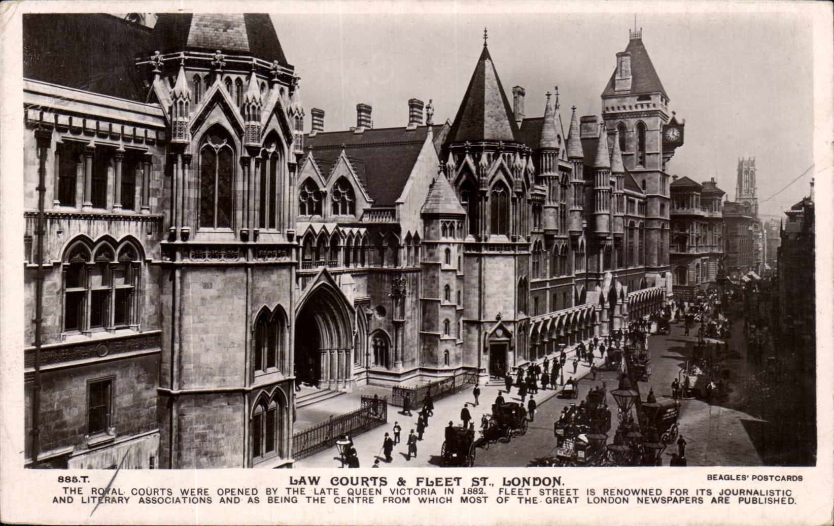 Angleterre - England - London - Londres - Law Courts and Fleet St - CPA 