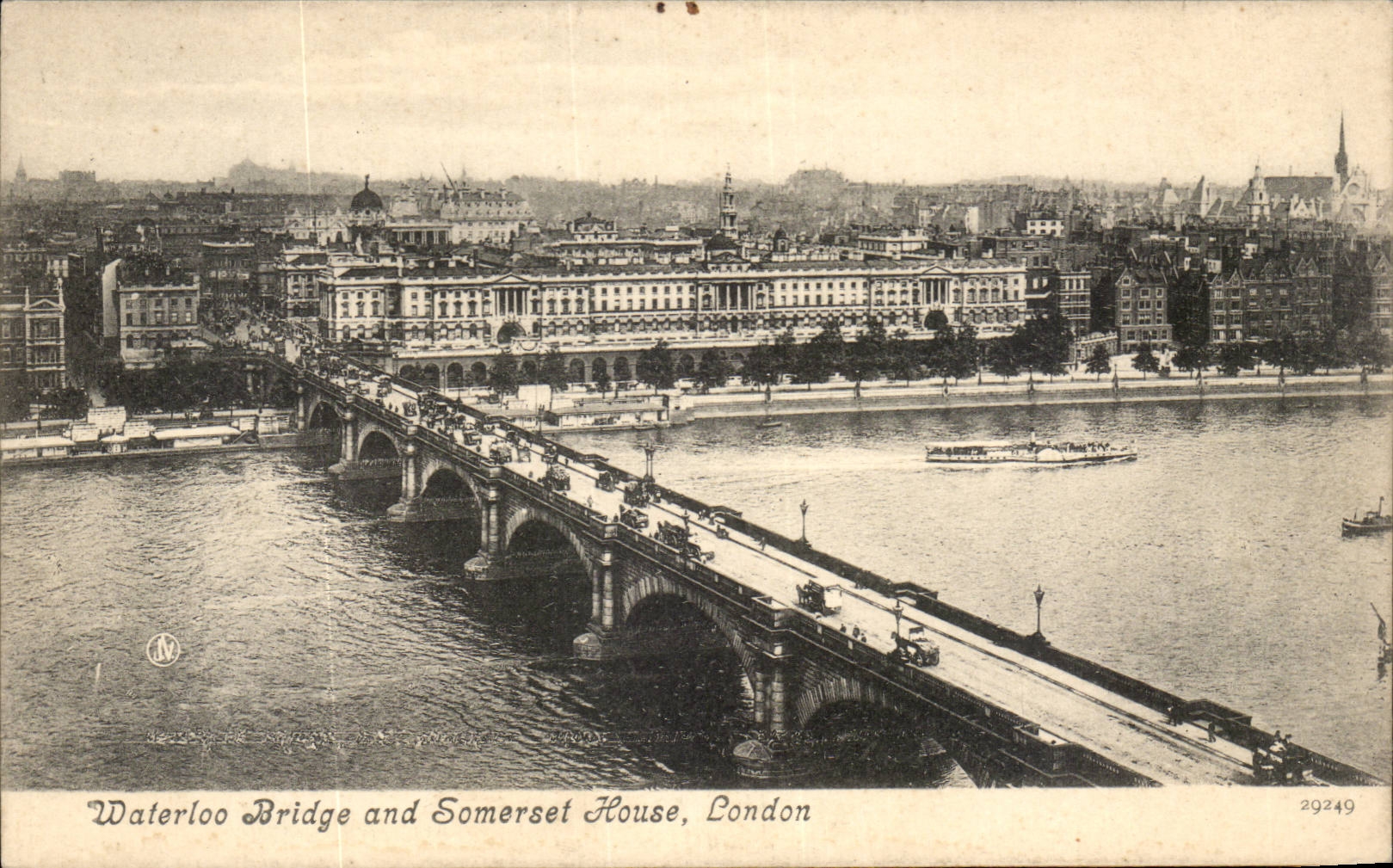 Angleterre - England - London - Londres - Waterloo Bridge and Somerset House - CPA 