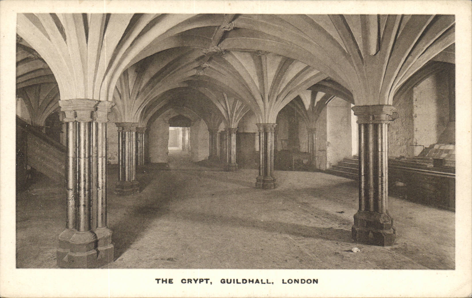 Angleterre - England - London - Londres - The Crypt - Guildhall - CPA 